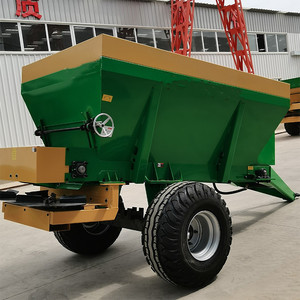 拖拉机撒粪车大棚果园干湿颗粒均匀施肥器全自动农业圆盘撒肥机