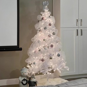 2023新款圣诞树家用ins风圣诞装饰品网红圣诞节装饰白色聖誕樹diy