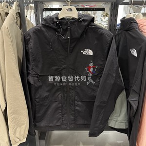 24THE NORTH FACE北面男女同款春季工装夹克连帽多兜外套户外休闲