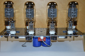 采用原版TVA-1电路精心制作的KT88电子管推挽胆机用PCB成品电路板