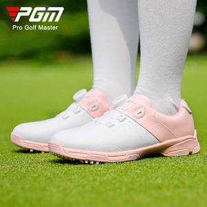 PGM高尔夫球鞋女士 防水鞋子旋钮鞋带高弹鞋底防侧滑运动鞋名牌