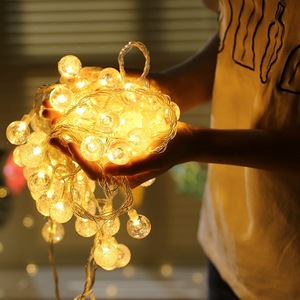 房间氛围感装饰灯小气泡球灯串小灯泡装饰串灯太阳能彩灯户外防水