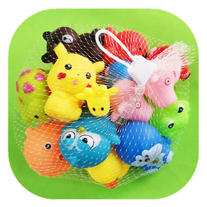 婴儿优质小鸭子男孩女孩捏叫儿童洗澡戏水小黄鸭小动物套装玩具