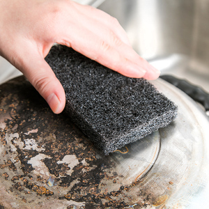 日本进口厨房魔力擦刷锅擦海绵擦锅底除污垢除铁锈清洁刷单个装