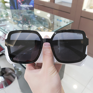 帕莎黑方框大显瘦墨镜女帕沙时尚可配近视眼镜防紫外线太阳镜1033