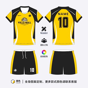 2024新款排球服套装男女款定制速干透气运动球衣比赛队服定做印字