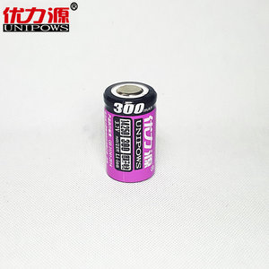 优力源14250锂电池 手电筒 瞄准器红外线 充电锂电池 3.7V 平头