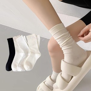 袜子女月子袜秋冬女袜白色袜子学生袜堆堆袜长袜弹力爆款网红袜子