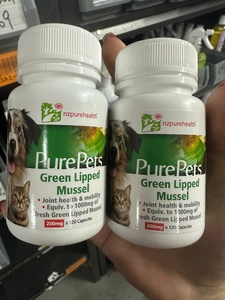 港购 新西兰NZ Pure Health犬猫关节補健青口素120粒