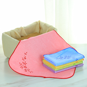原厂洁丽雅竹纤维方巾 婴儿面巾儿童巾美容巾 柔软舒适6503一等品