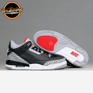 北卡大学 Air Jordan 3 OG Retro AJ3 黑水泥 篮球鞋 854262-001