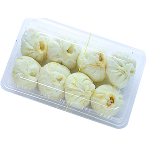 一次性早餐打包盒包子饺子连体透明青团ops容器寿司糕点盒100个装