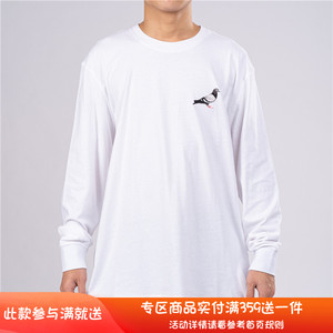纽约潮牌staple pigeon胸口刺绣鸽子小logo  经典款 宽松长袖T恤