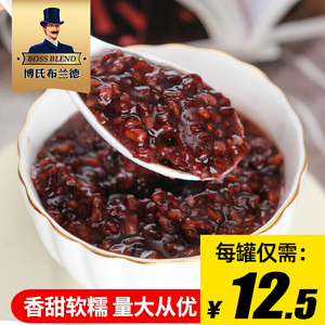 Boss Blend血糯米930g即食紫米罐头面包原料 奶茶店原料专用小罐