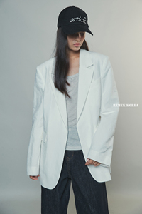 ENOR 韩国设计师品牌 2024SS 时尚通勤 精致剪裁 经典西装外套