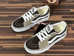 VANS新品范斯正品Sk8-Low翻毛皮拼接余文乐同款板鞋 VN0A4UUKB7J