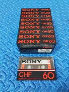 索尼/SONY CHF 60日本造一类带全新未拆录音空白磁带卡带收藏怀旧