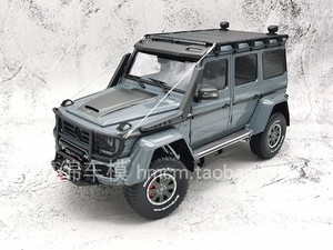 Almost Real 似真 奔驰 G550 4×4 G500 巴博斯 汽车模型 1:18 灰