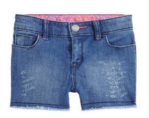 专柜正品 baby Gap HelloKitty 儿童做旧牛仔短裤 586518