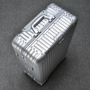 全铝镁合金行李箱万向轮金属商务拉杆箱ins网红女男24寸旅行箱硬