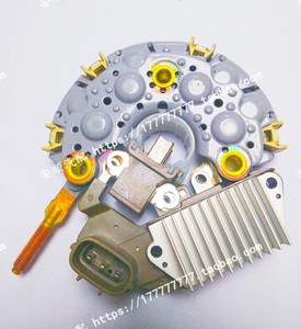 金杯阁瑞斯14V丰田5A发电机整流器硅板 汽车发电机调节器碳刷一套