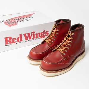 RED WING 红翼8875 日本限定狗标 美产 6英寸 高帮工装靴子 代购