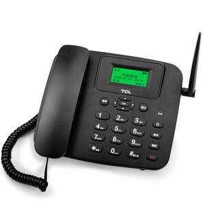 TCL全网通插卡电话机 LT100家用移动联通电信4G手机SIM卡无线座机