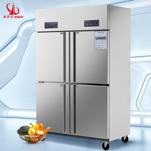 安淇尔四门六门冰箱商用冰柜冷藏冷冻柜双温立式大容量冷柜保鲜柜