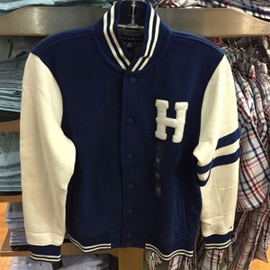 加拿大代购正品Tommy Hilfiger汤米男士加绒棒球服 外套