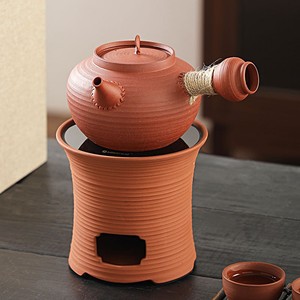 中式陶瓷煮茶壶泡茶家用电陶炉茶具套装手工红泥砂茶壶侧把烧水壶