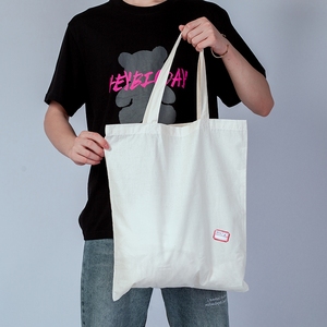 轻薄款棉布袋本白坯布环保袋购物袋手提袋礼品袋厂家定做来图印刷
