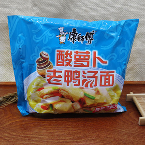 重庆产康师傅酸萝卜老鸭汤面袋装方便泡面速食面包邮整箱经典四川