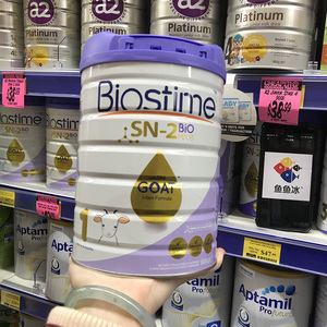 澳洲Biostime合生元金装进口婴儿配方羊奶粉1段新生0一6月2段3段