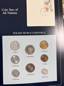 富兰克林波兰邮币卡 套币 纪念币 硬币
