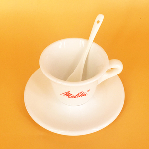 骨瓷咖啡杯卡布杯碟套装欧式陶瓷红荼杯 骨瓷奶荼杯送咖啡勺子