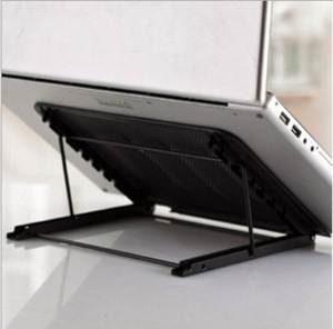 手提笔记本平板电脑办公支架六档位可调散热折叠ipad铁艺支架托架