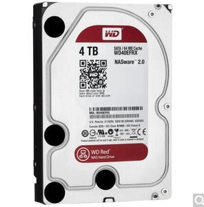 WD/西部数据 WD40EFRX 4TB SATA6Gb/s 64M NAS 红盘 4t硬盘