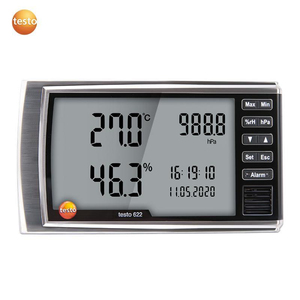 德图Testo622/623湿温度计高精度工业大屏可记录环境气象大气压表