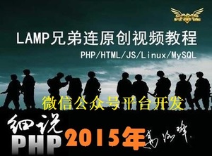 微信公众号平台PHP开发教程经典兄弟连高洛峰开发视频教程