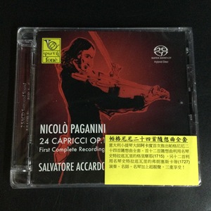 FONE SACD032 阿卡多小提琴 帕格尼尼24首随想曲全套 2SACD