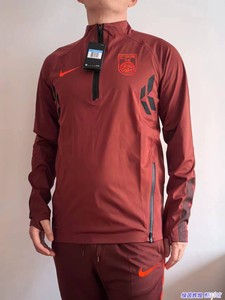 920881正品耐克NIKE球员版中国国家队足球训练服国足鲨鱼皮风雨衣