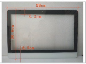 全新组装苹果21.5 22 23.6寸一体机玻璃外屏山寨一体机玻璃外屏幕