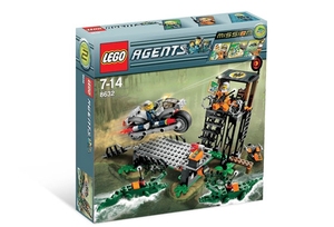 现货 二手 乐高 LEGO 8632 特工系列  沼泽鳄鱼大战 上海可自提
