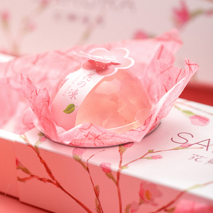 樱花果冻日式水信玄饼花瓣生日颜值零食表白送男女友礼物樱花季