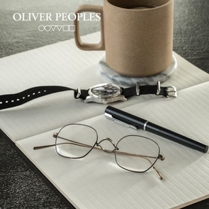 Oliver Peoples奥利弗日本手造Carles纯钛方框无鼻托近视眼镜架