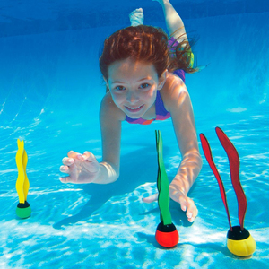 夏季学生水上玩具 男女儿童游泳池用品 小孩潜水游泳训练海草造型