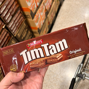 新西兰代购直邮澳洲TimTam雅乐思巧克力夹心威化饼干零食小吃200G