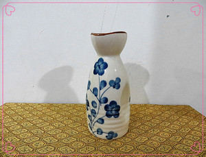 日式家用酒壶青花瓷酒壶小酒瓶温酒壶收藏摆件花插实拍照很精美