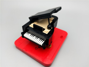 LEGO乐高MOC迷你21323小钢琴 mini piano三脚钢琴 圣诞节礼物生日