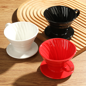 Mongdio咖啡滤杯v60滤杯家用咖啡过滤漏斗过滤器滴漏壶手冲咖啡壶